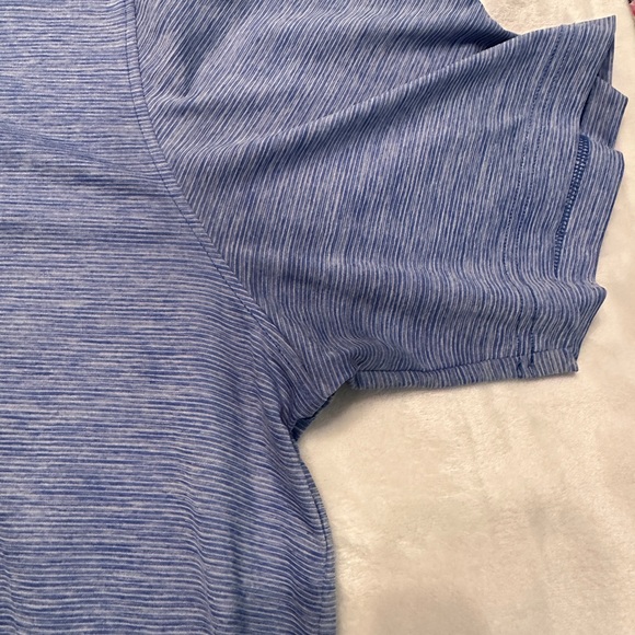 Men’s Vineyard Vines St. Jean Stripe Performance Polo, size XL, Ocean Breeze - Picture 5 of 9